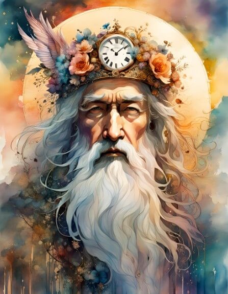 긴 수염의 간달프처럼 생긴 노인