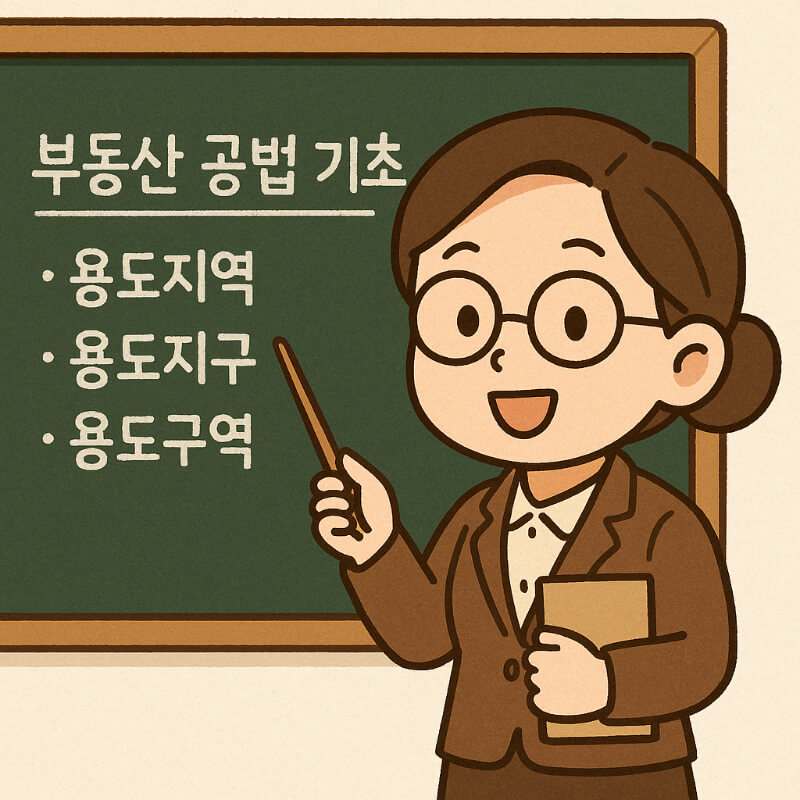부동산 공법 기초 용도지역, 지구, 구역 핵심 개념 3분 완성! (2025 최신)
