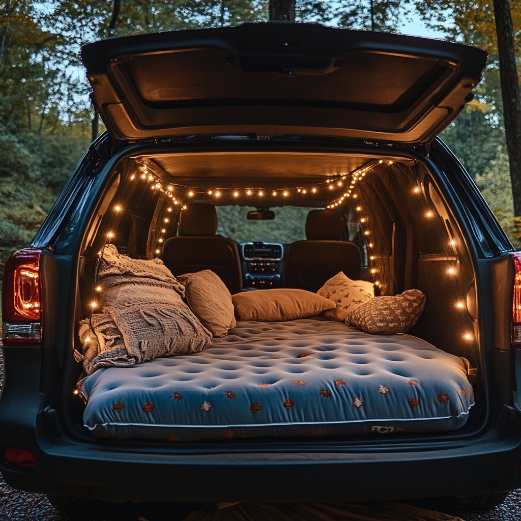 패밀리카 차박 사진