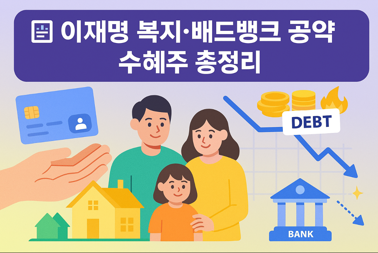 이재명 복지 배드탱크 공약 수혜주 총정리 글에 대한 이미지입니다.