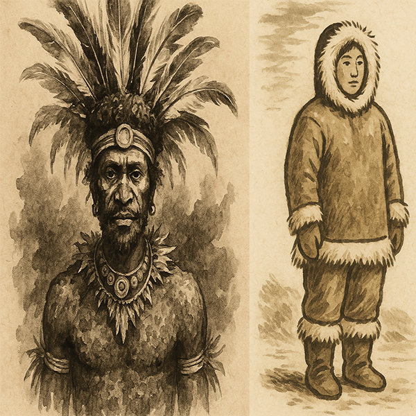 기후와 환경이 만든 의상 차이