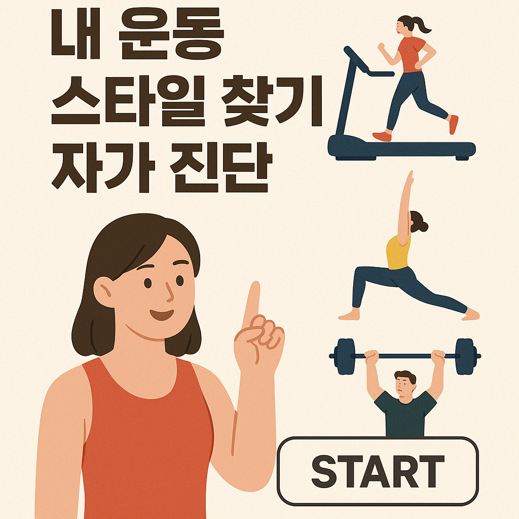 내 운동 스타일 찾기 자가진단