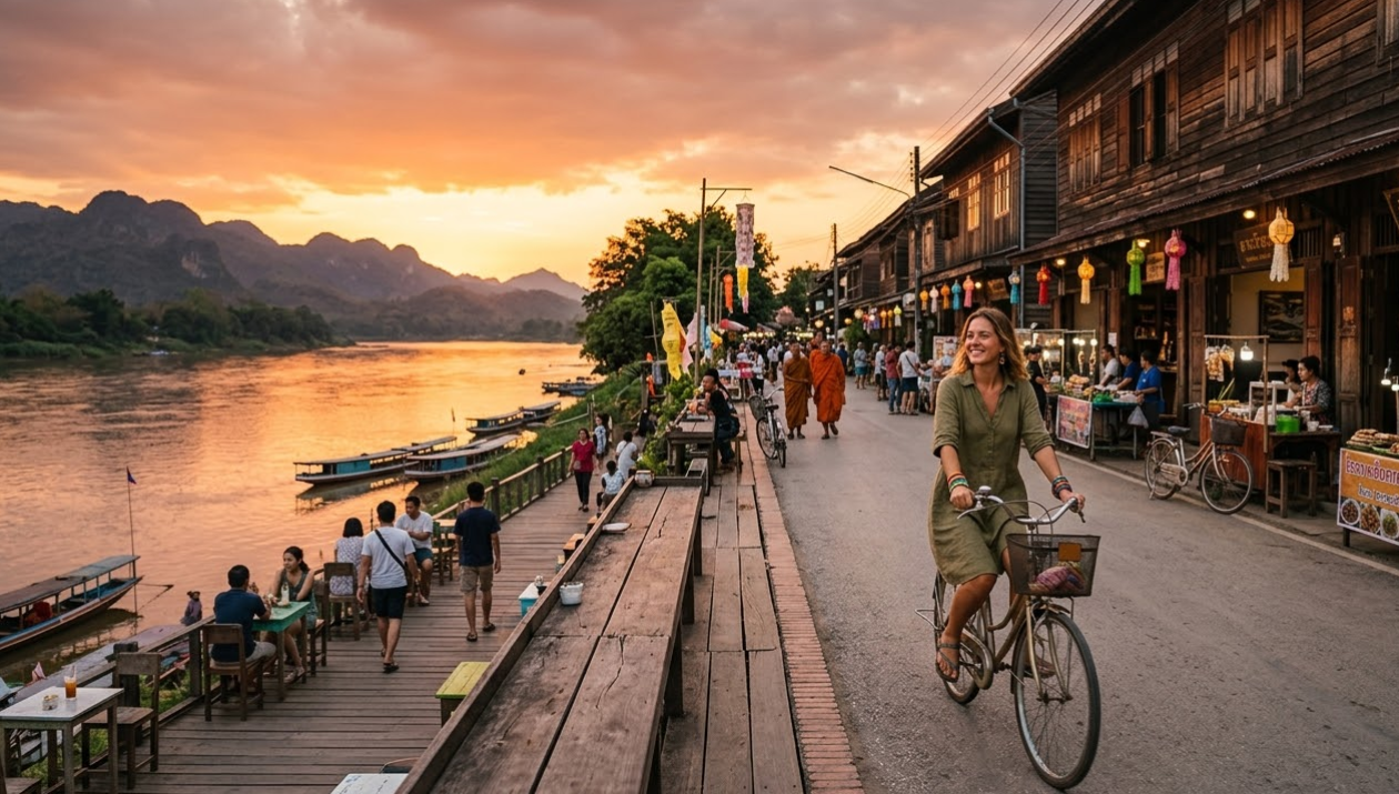 태국 치앙칸(Chiang Khan)