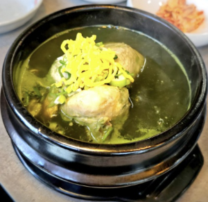 산에서온 삼계탕과 낙지