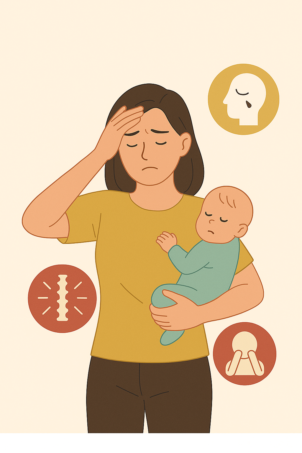 자녀 돌보며 생긴 여성질환