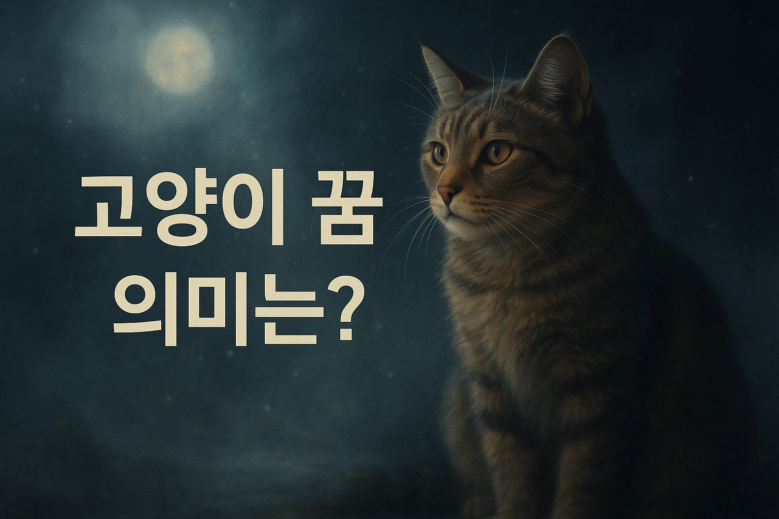 고양이 꿈 해몽 총정리｜길몽부터 주의해야 할 꿈까지 한 번에!
