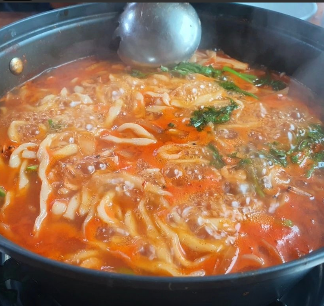 영천새우칼국수 대표 메뉴