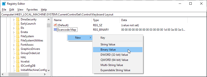 윈도우-레지스트리-편집기-새로운-설정-생성하기