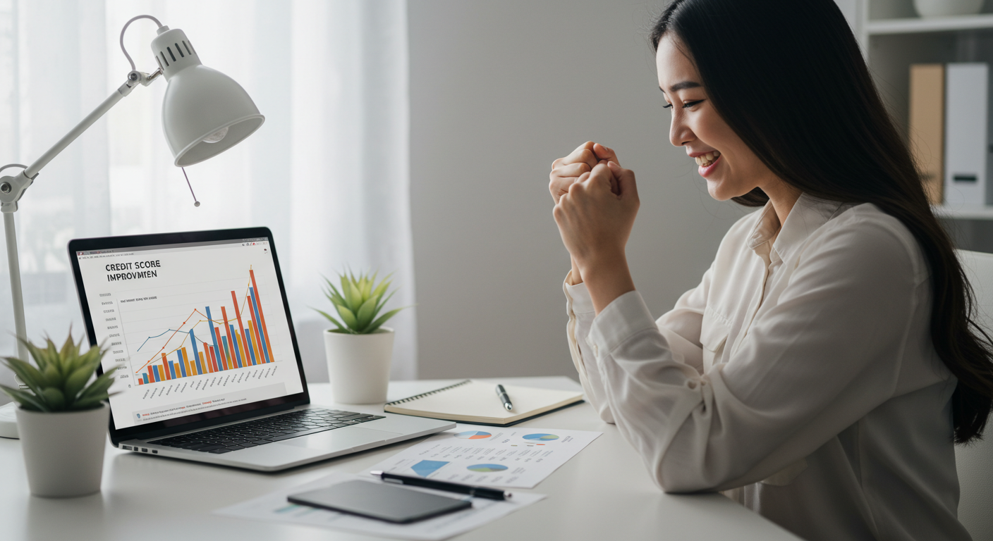 면책결정, 신용점수