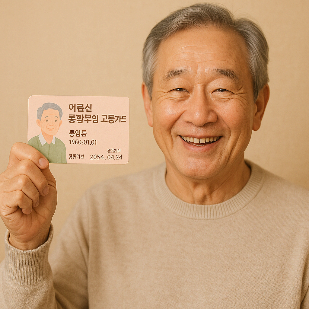 어르신 무임 교통카드