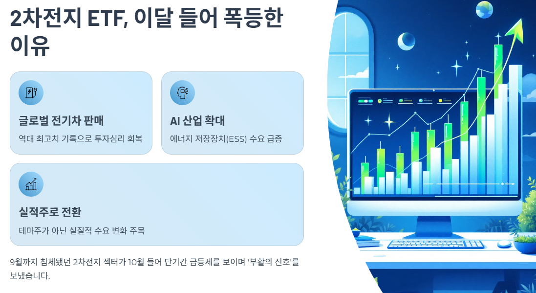 2차전지 ETF, 이달 들어 폭등한 이유