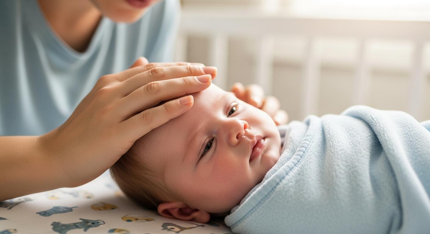 아기 독감 증상 미열