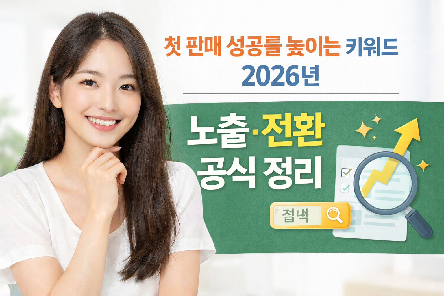 첫 판매 성공률 높이는 키워드 2026년 | 노출·전환 공식 정리