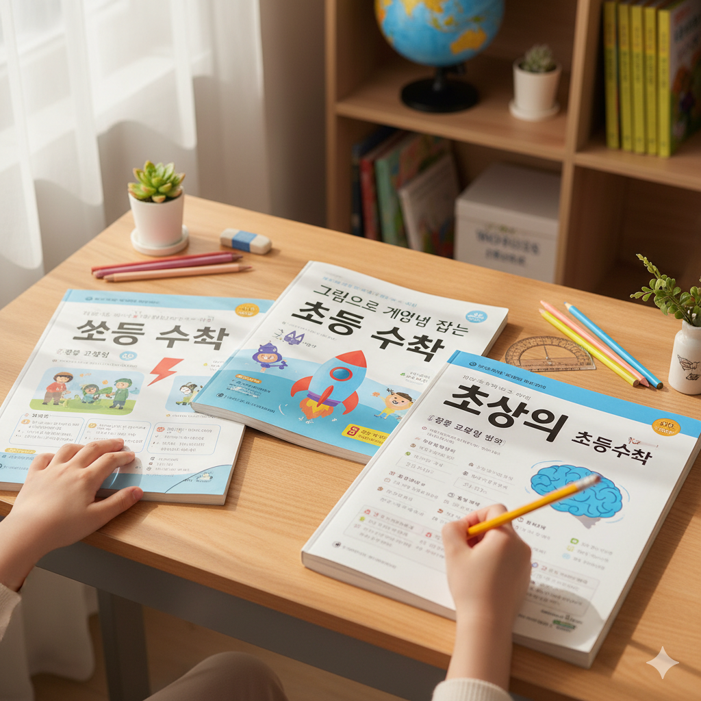 초등 수학 문제집 TOP 3, '이것' 모르면 낭패! 아이 성향별 족집게 가이드
초등 수학 문제집 TOP 3, '이것' 모르면 낭패! 아이 성향별 족집게 가이드