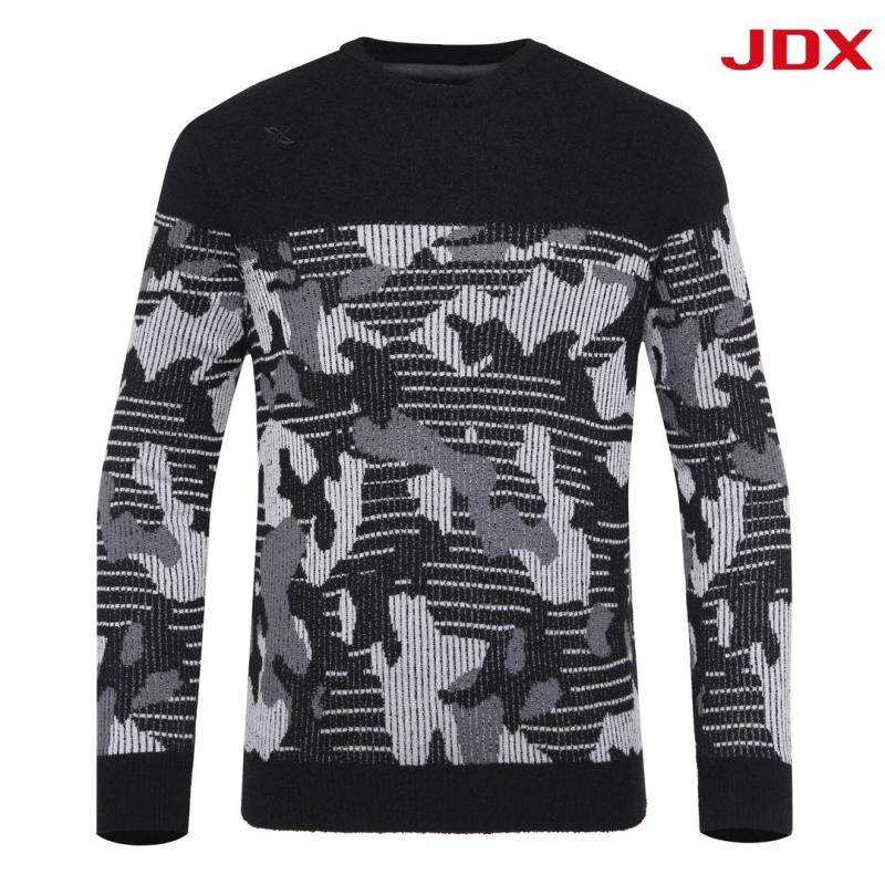 제이디엑스 JDX 남성 방풍 카뮤패턴 자가드 라운드 X1SFSPM11BK