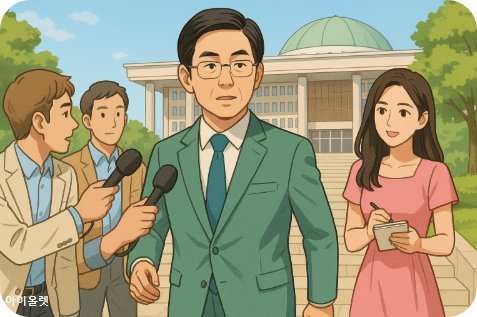 조경태, 계엄 해제 표결 혼선 언급하며 내란특검 출석