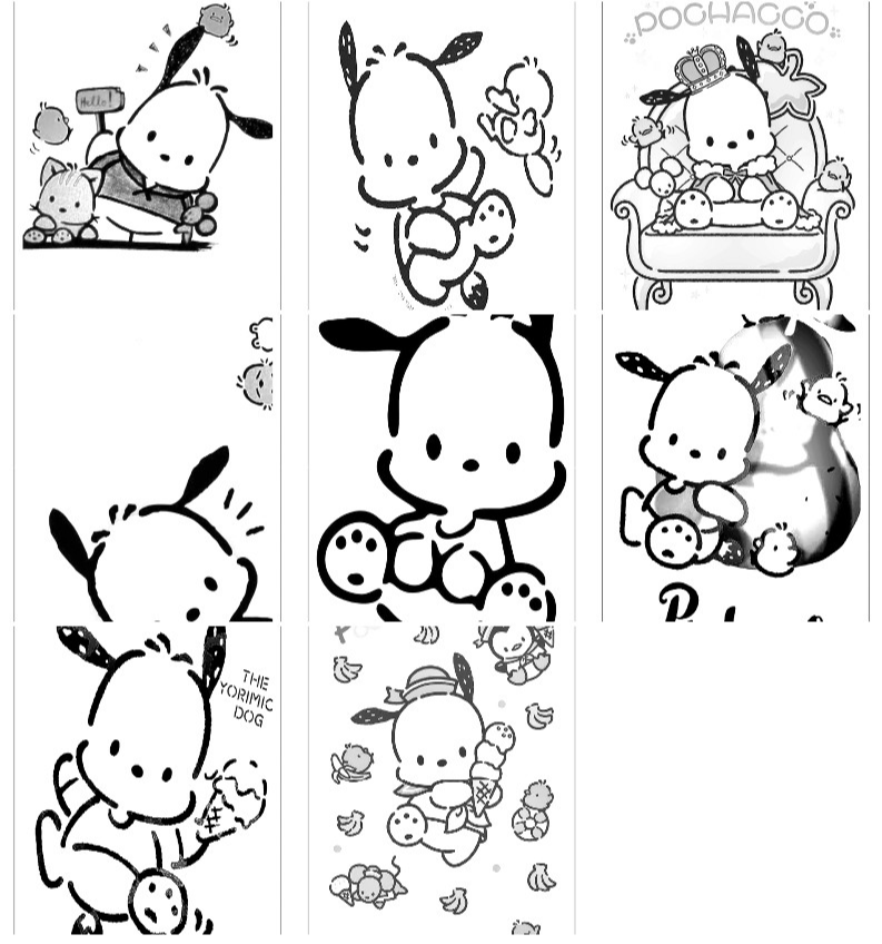 포차코 색칠공부 도안