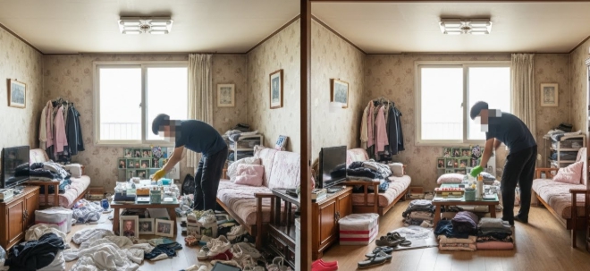 고창 고독사청소 및 정리중