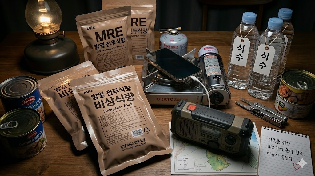 혹시 모를 비상 배낭 준비물