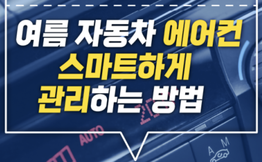 여름철자동차관리