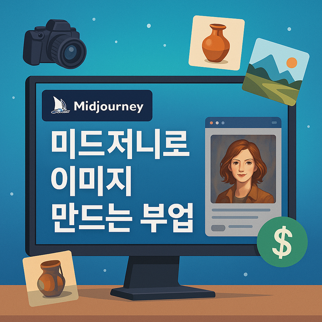 미드저니로 이미지 만드는 부업