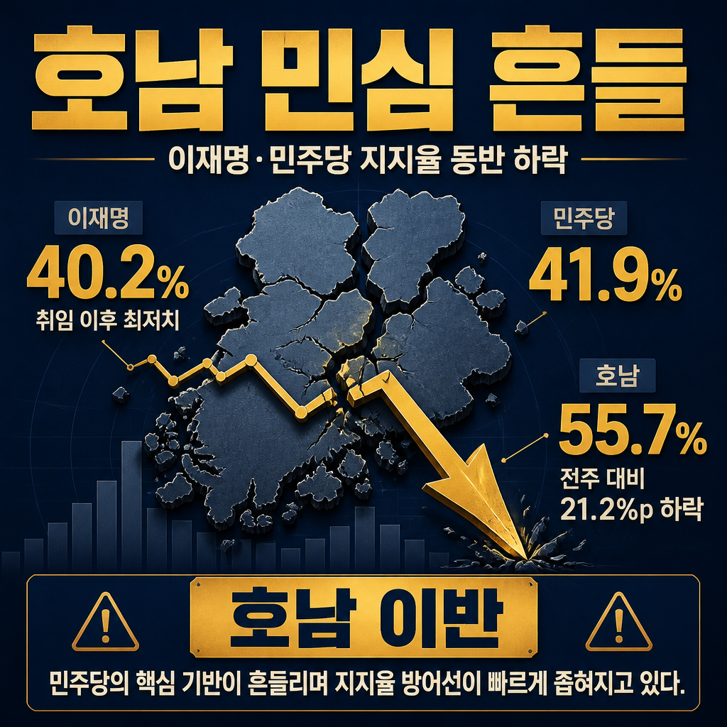 호남 민심 흔들