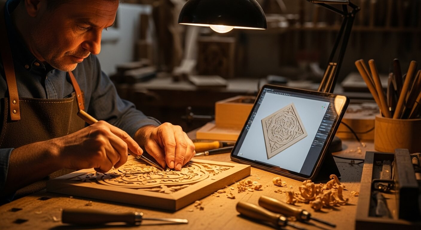 장인의 기술 디지털화 관련 사진