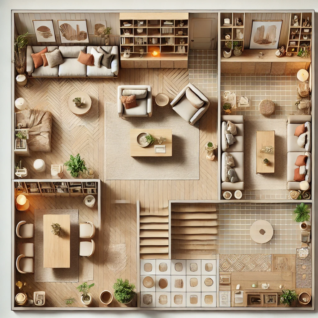 감성인테리어를 위한 공간 배치법