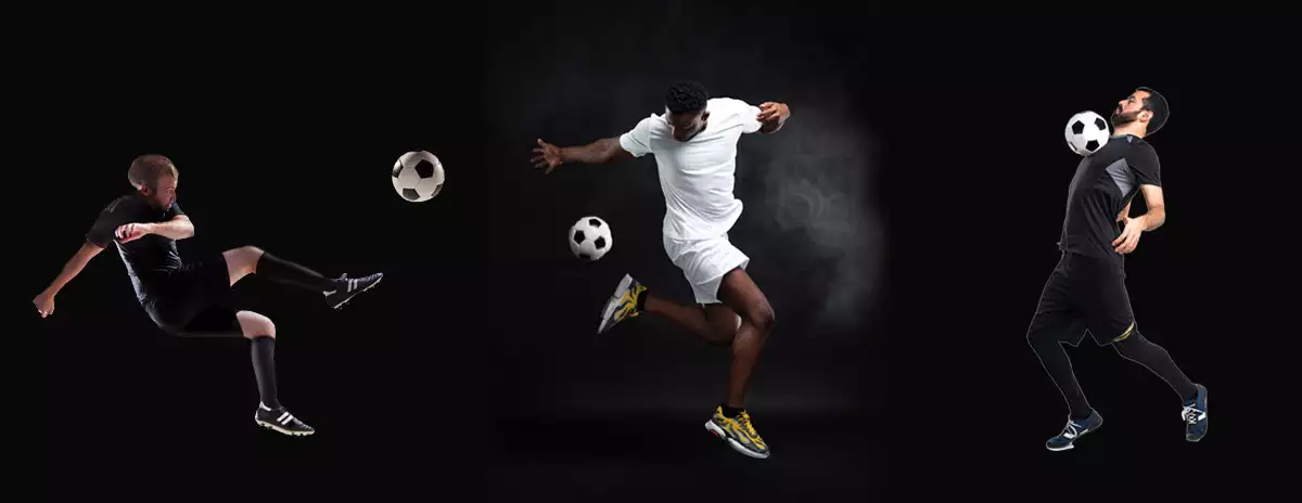 축구 킥 장면