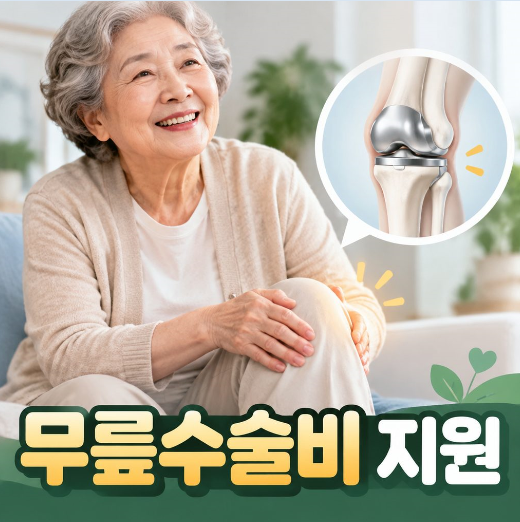 노인 무릎인공관절 수술비 지원 대상 및 신청방법