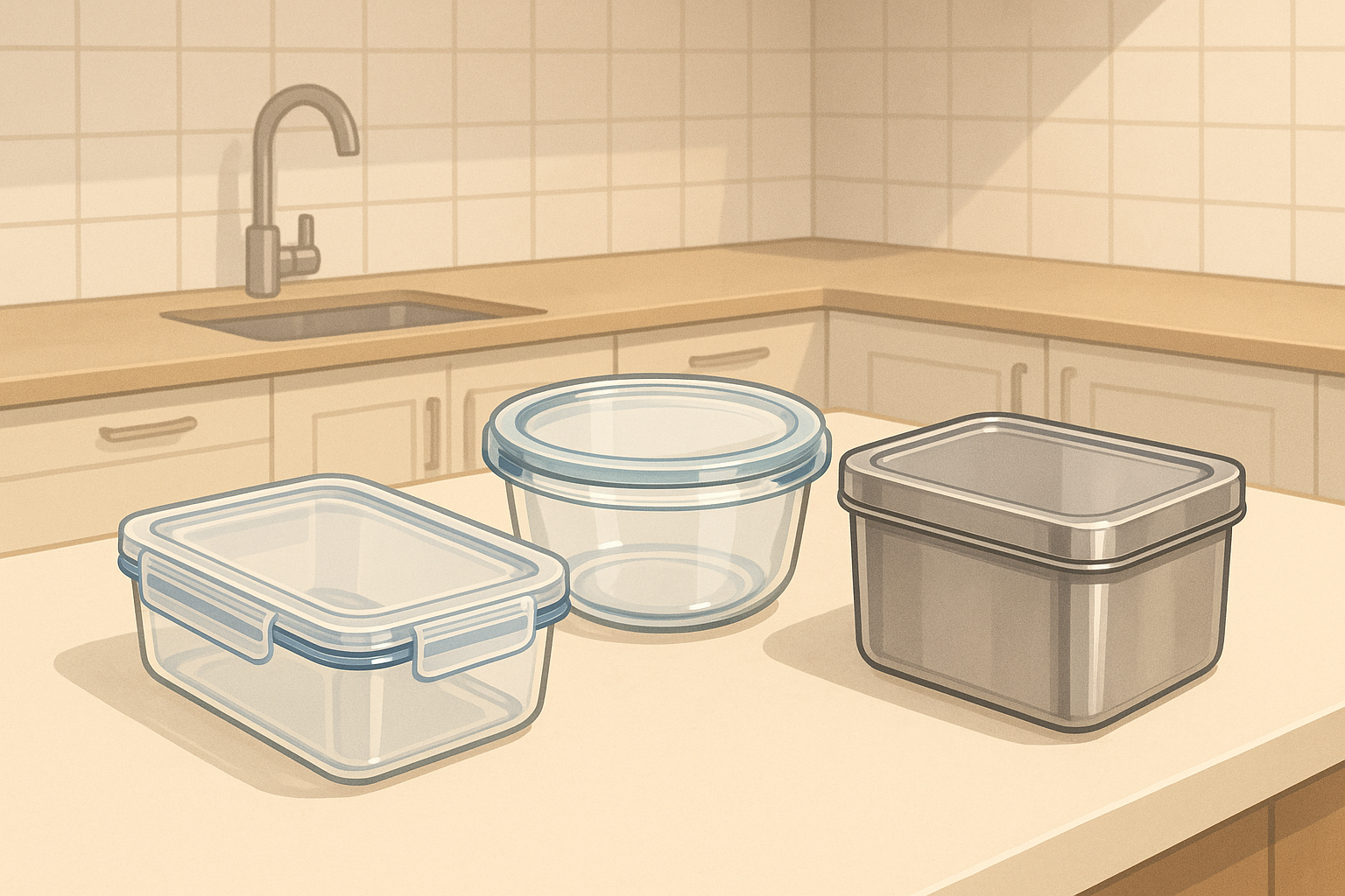 밀폐용기 관련 사진