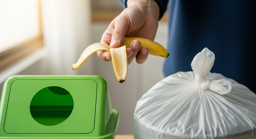 바나나껍질 음식물쓰레기