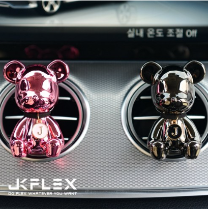 JK 크롬 베어브릭[1+1세트] 차량용 방향제