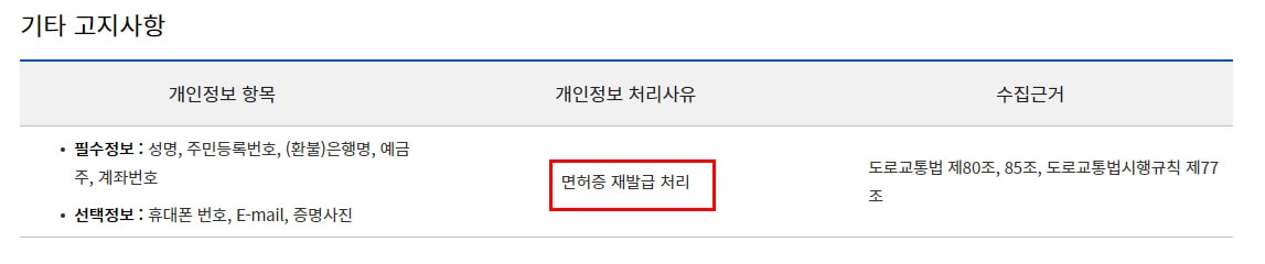 운전면허증재발급
