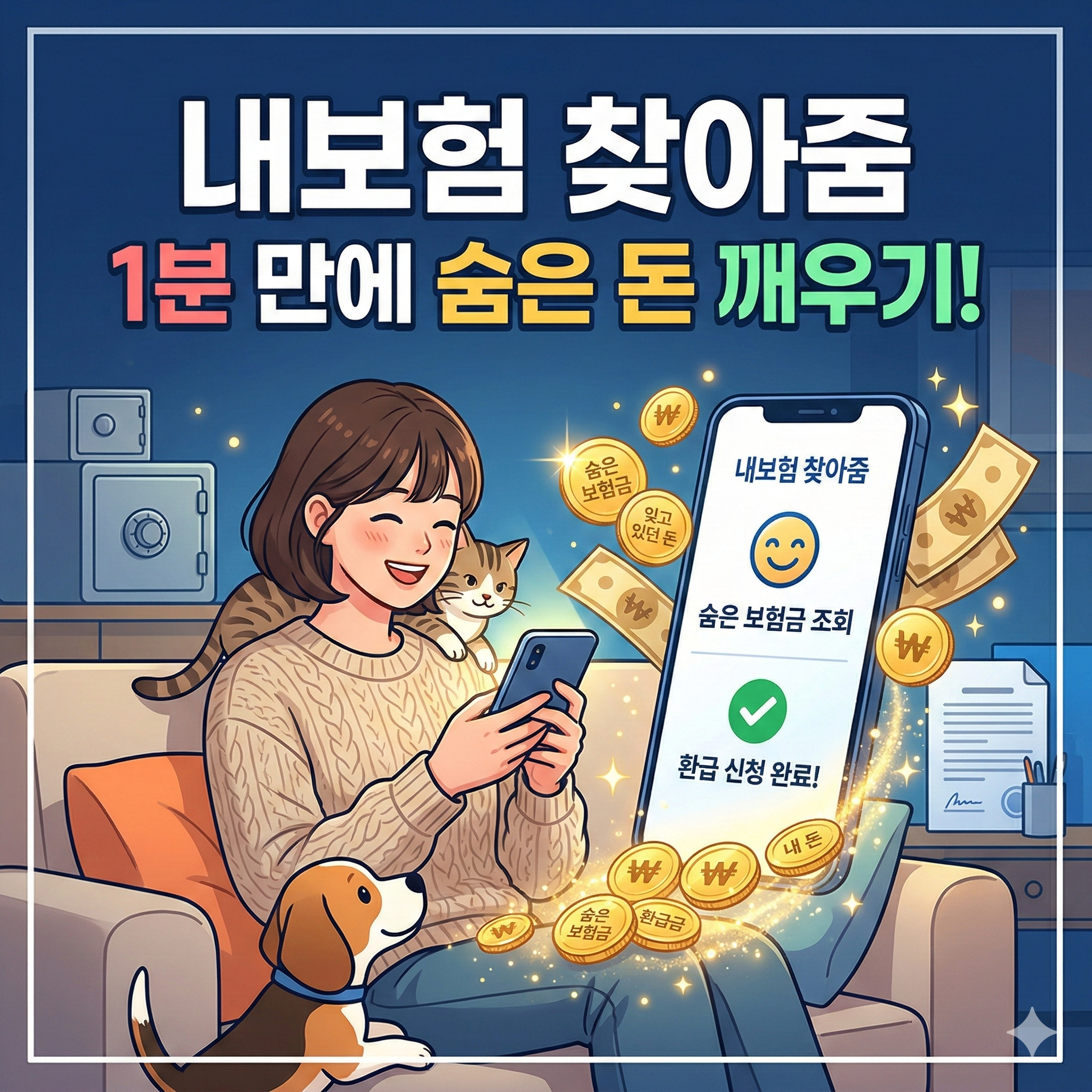 내보험 찾아줌 조회: 숨은 보험금 1분 만에 찾아가는 완벽 가이드