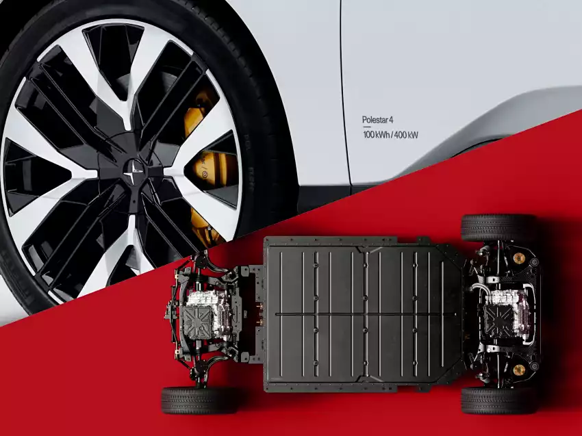 폴스타 4 듀얼 모터의 배터리, 모터 성능은 이렇습니다.