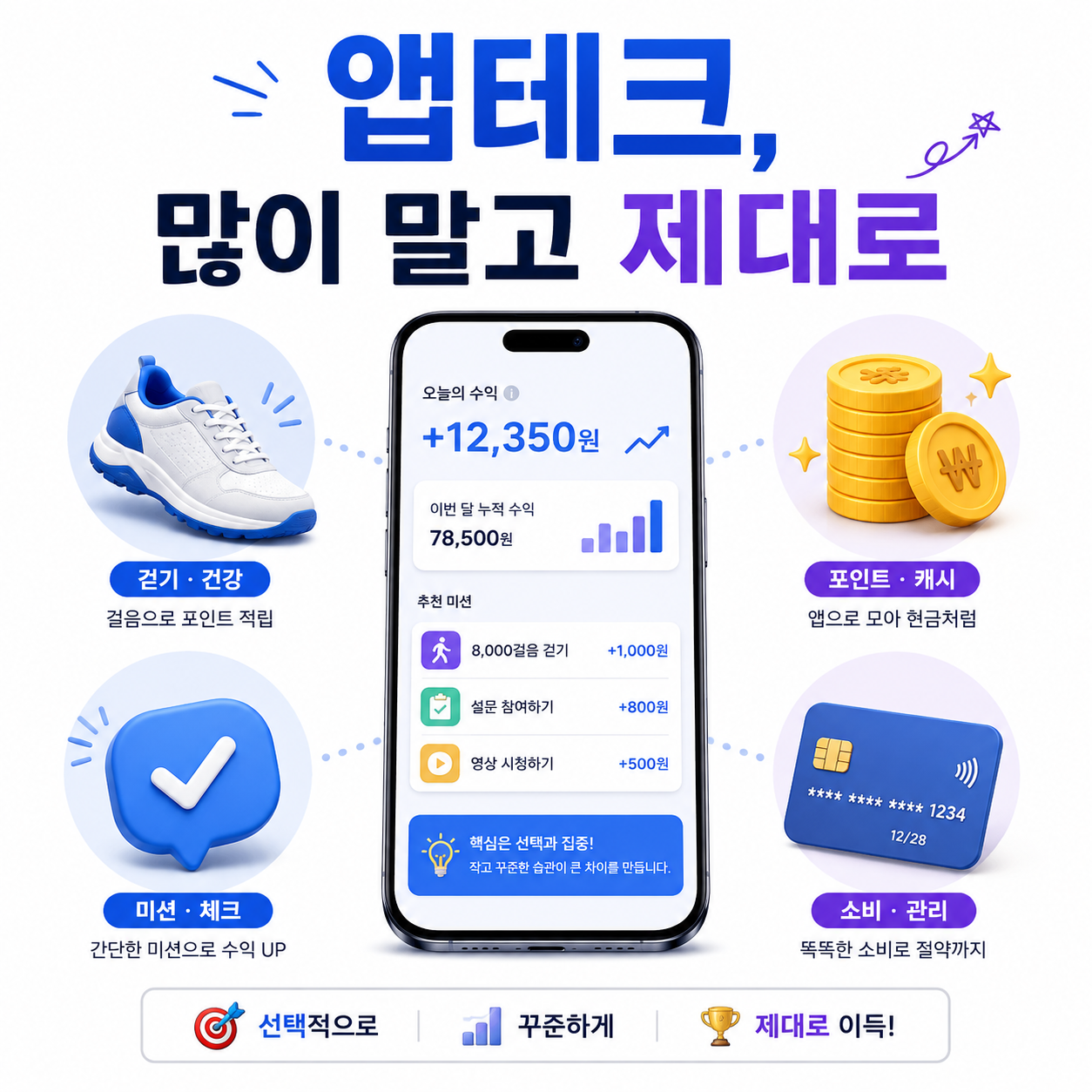 2026 앱테크 추천 걷기 출석 금융 미션형 유형 비교
