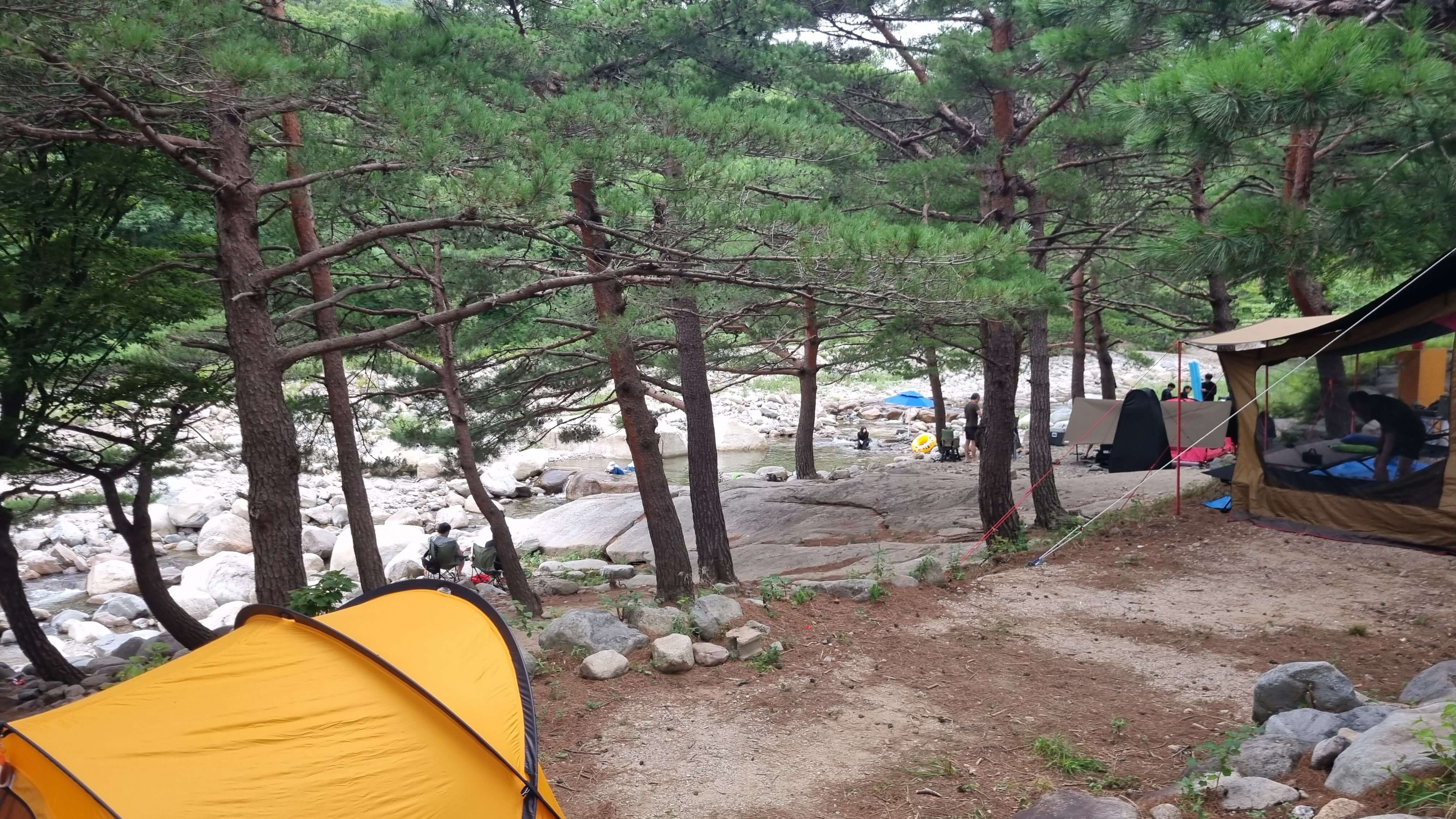 도원리 계곡 캠핑-사진