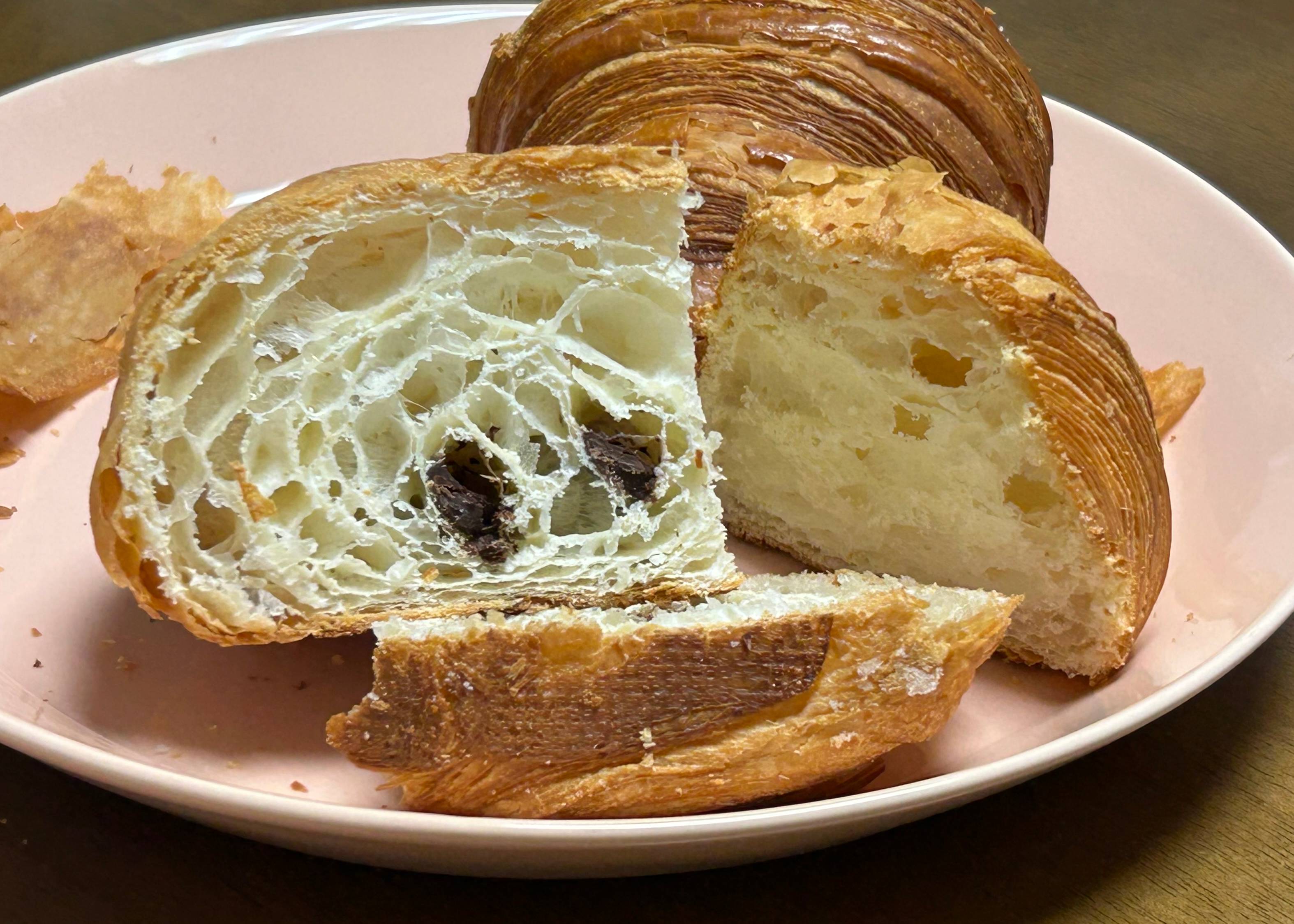 뺑오쇼콜라 단면