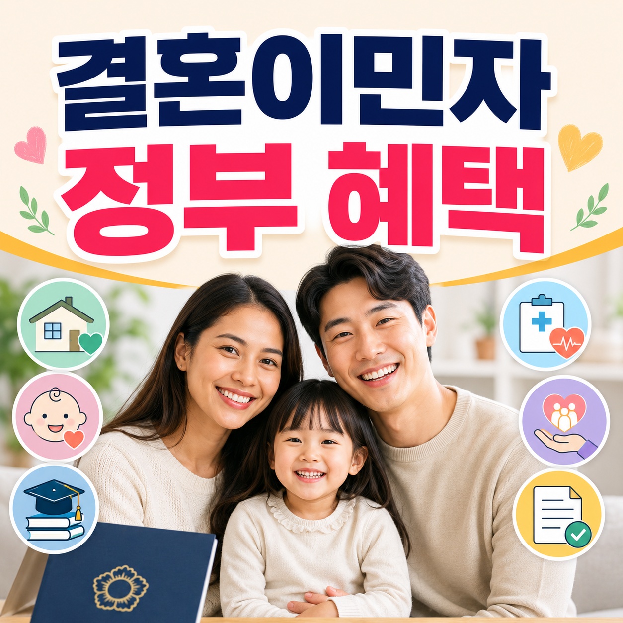 2026년 결혼이민자 정부 혜택 총정리: 다문화가정 지원금부터 자녀 교육까지 놓치면 손해 보는 복지 혜택 가이드