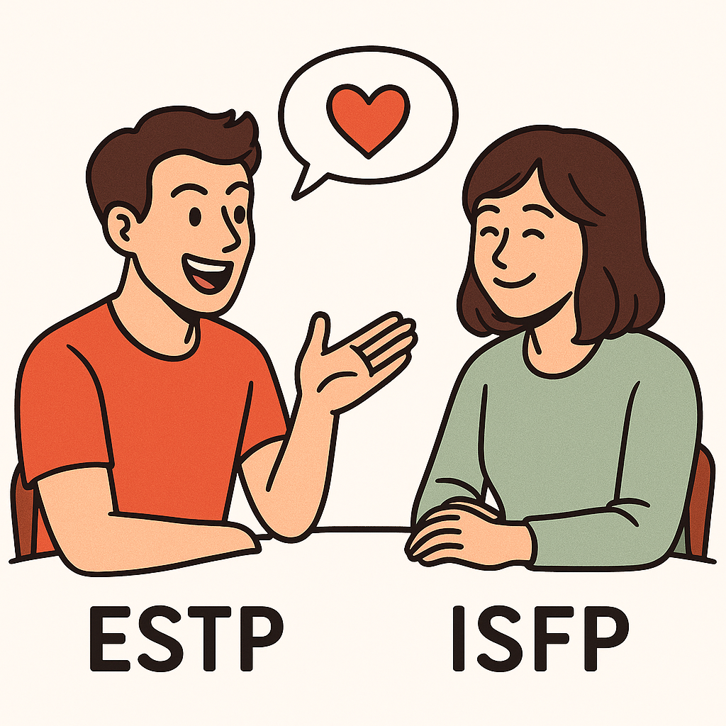 ESTP남자와 ISFP여자, 정말 잘 맞을까? 관계 심리와 이별까지 완전 분석