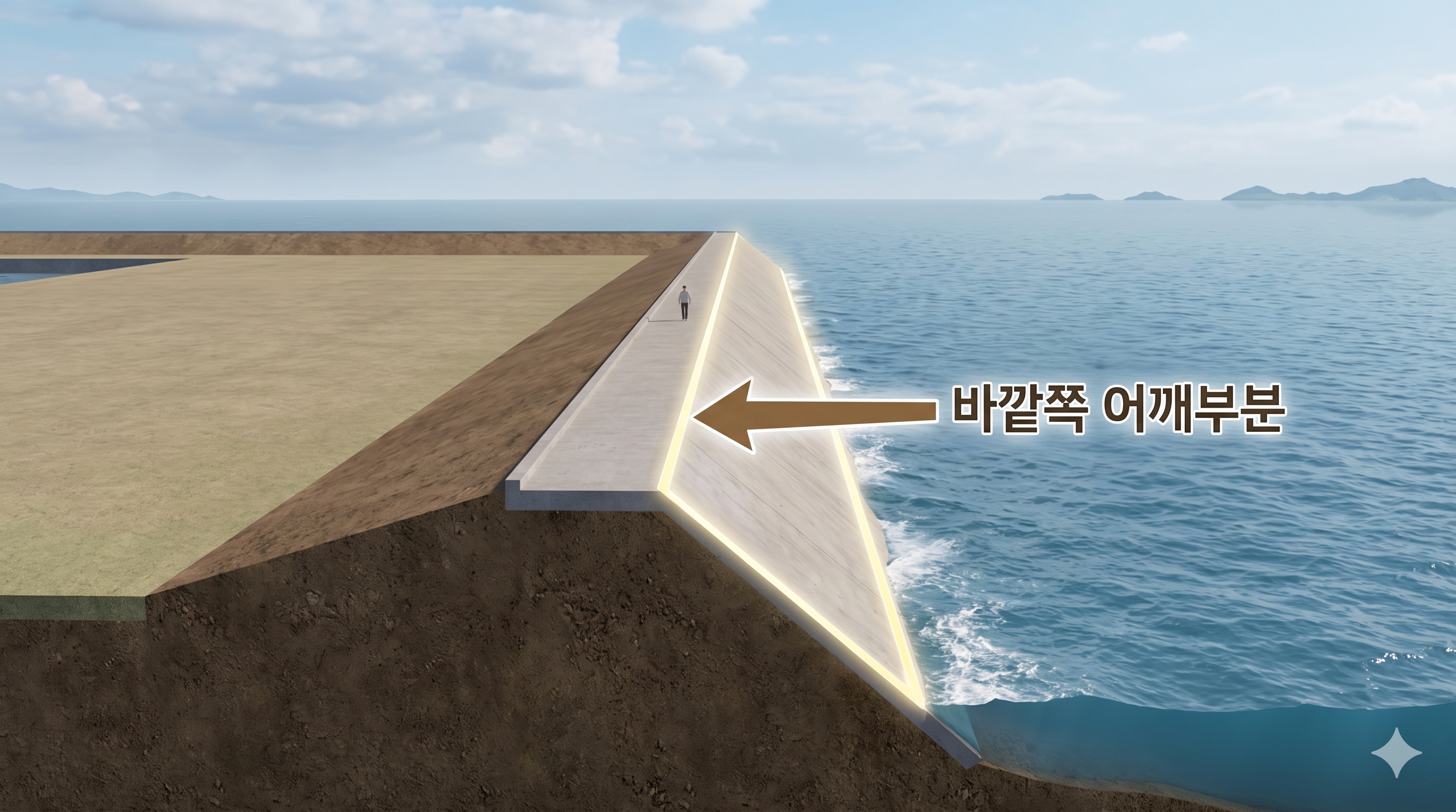 바깥쪽 어깨부분