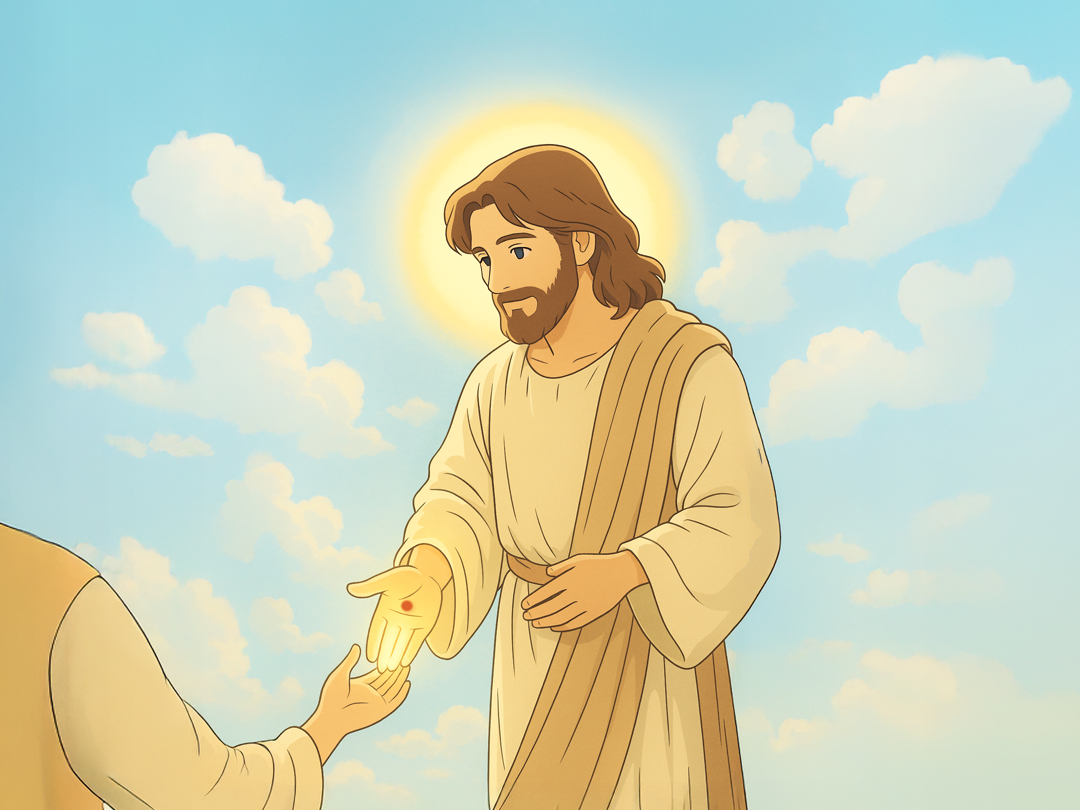 25년 4월 27일 말씀 카드 성경구절 : 너는 나를 보고서야 믿느냐? 보지 않고도 믿는 사람은 행복하다. (요한 20,29)