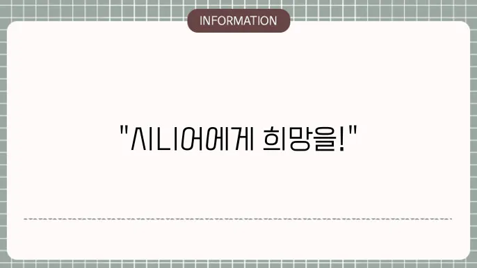 시니어 고용지원금의 기대 효과