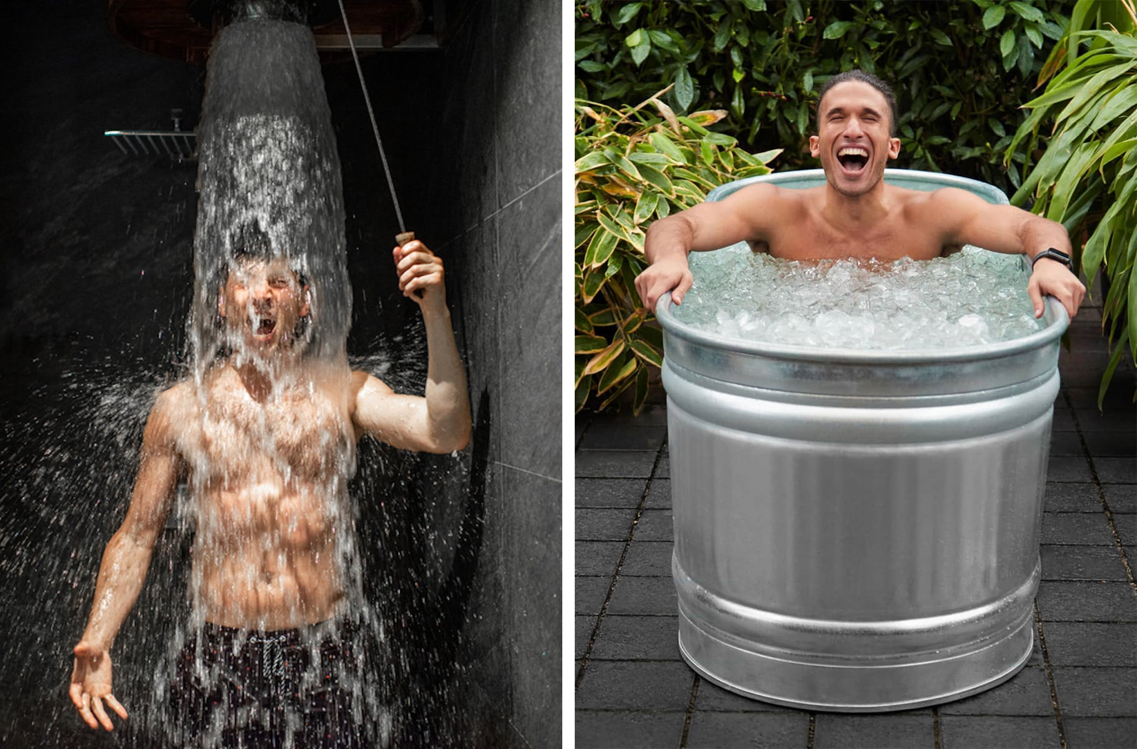 냉수 샤워와 얼음물 목욕의 효능 차이