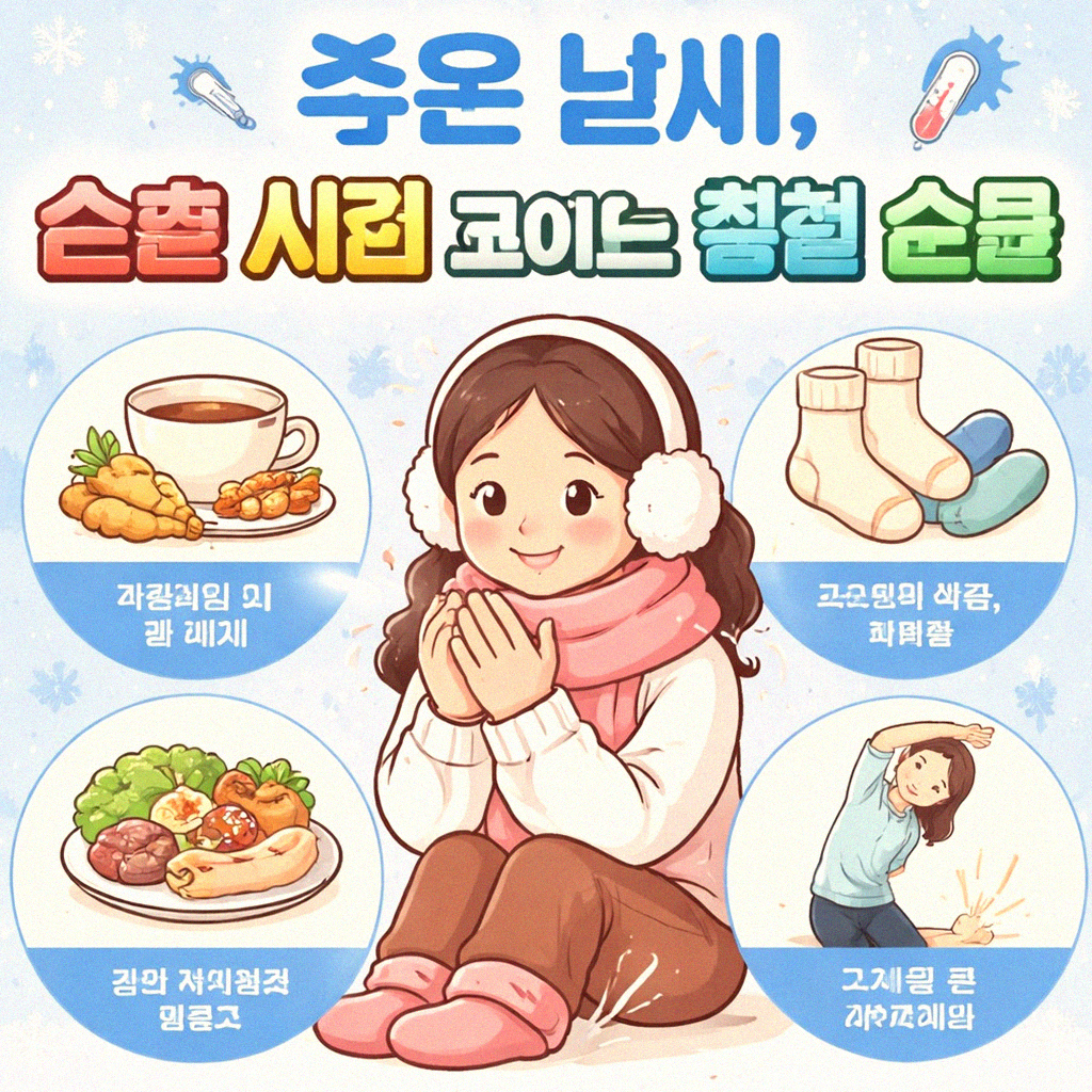 추워질 때마다 수족냉증 심해지는 나, 어떻게 관리할까요
