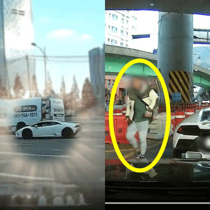 부산-서면-람보르기니-보복운전-차주-흰색