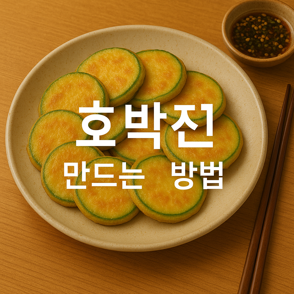 호박전 만드는방법