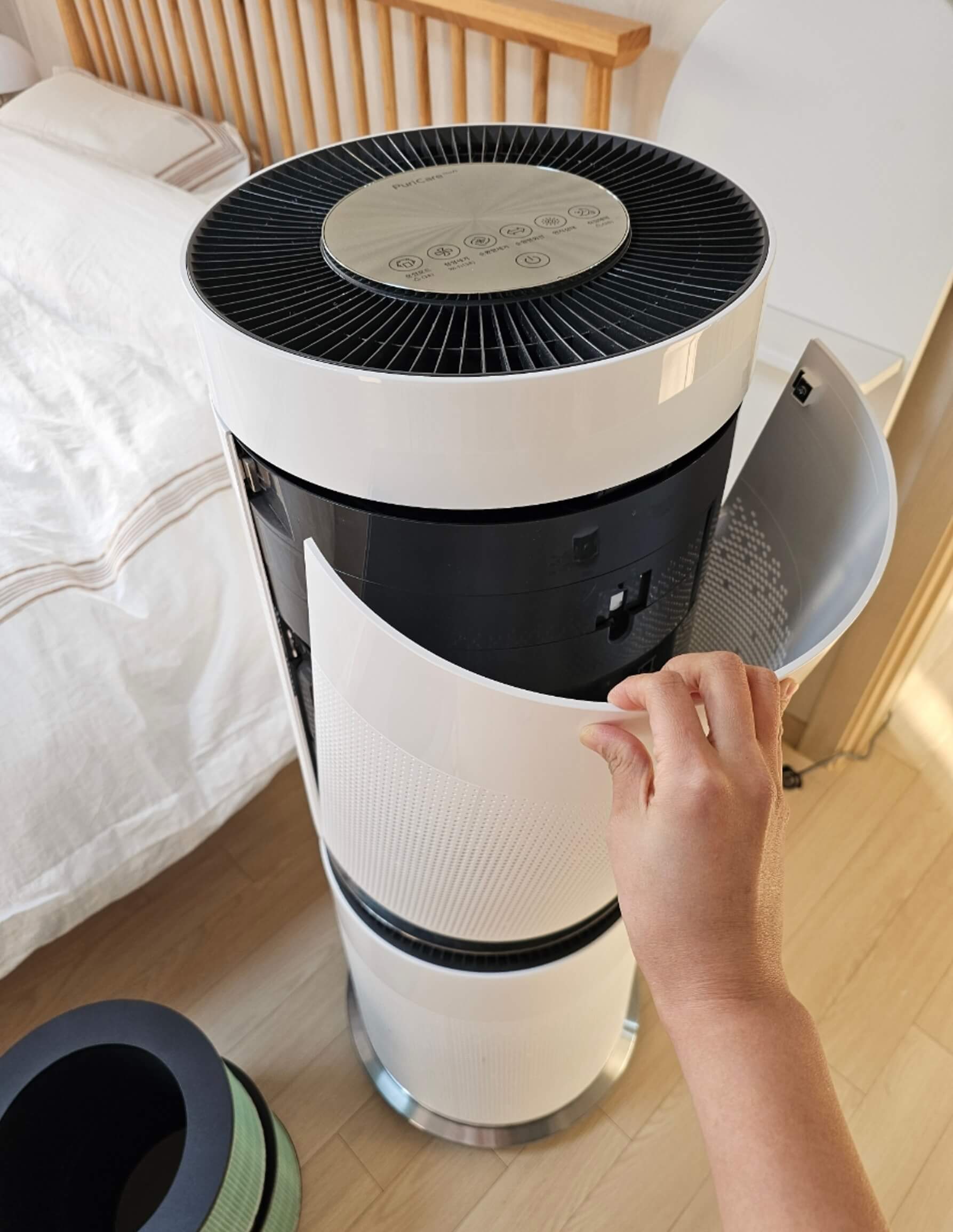 LG 퓨리케어 공기청정기 커버 분리