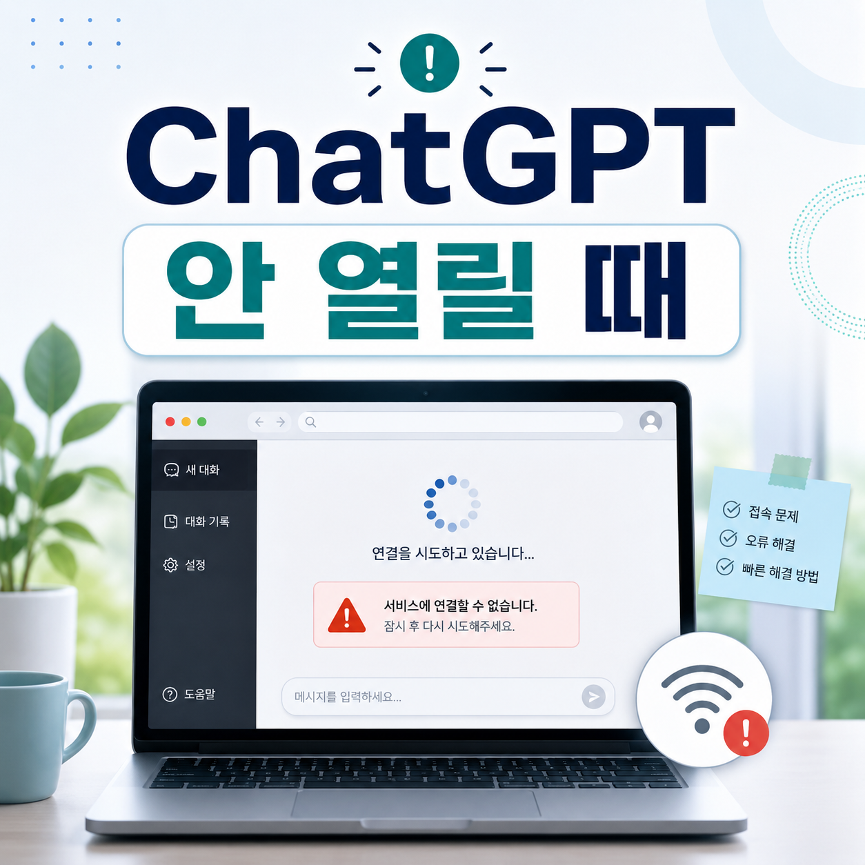 ChatGPT 안 열림 해결 방법